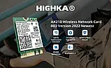 Адаптер WiFi Intel AX210 NGW 2.4/5/6GHz Wi-Fi 6E модуль 5 Version, фото 4