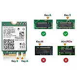 Адаптер WiFi Intel AX210 NGW 2.4/5/6GHz Wi-Fi 6E модуль 5 Version, фото 7