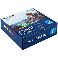 Гуаш "Kite" Classic  9кол. 20 мл K-072