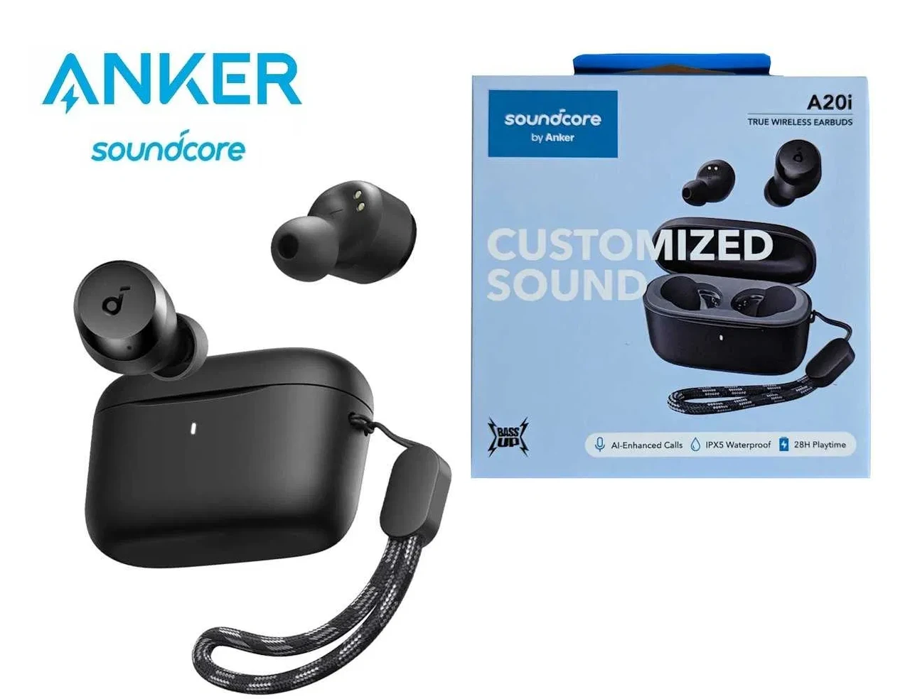 Навушники Anker Soundcore A20i Bluetooth для iPhone/Android
