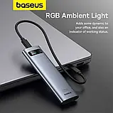 Зовнішня кишеня Baseus M2 SSD Case NVME SATA Dual Protocol USB 3.2 Gen2, фото 7