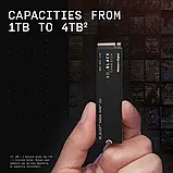 SSD Disk Western Digital Black SN850X 2TB NVMe 2280 PCIe4x4 7300MB/s, фото 5