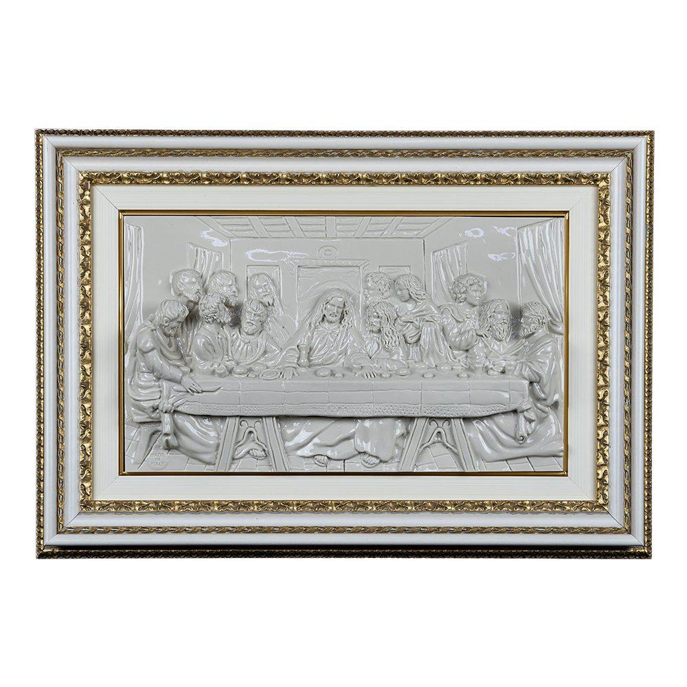 Картина «Тайна вечірка» 50×70 см, біла, золото