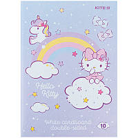 Картон білий А4 Kite двосторонній 10арк. HK24-254