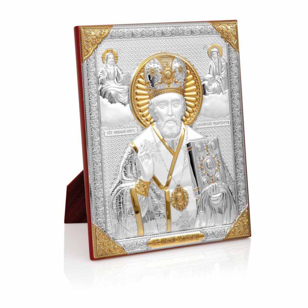 Картина «Николай Чудотворец» 19,5х24,5см