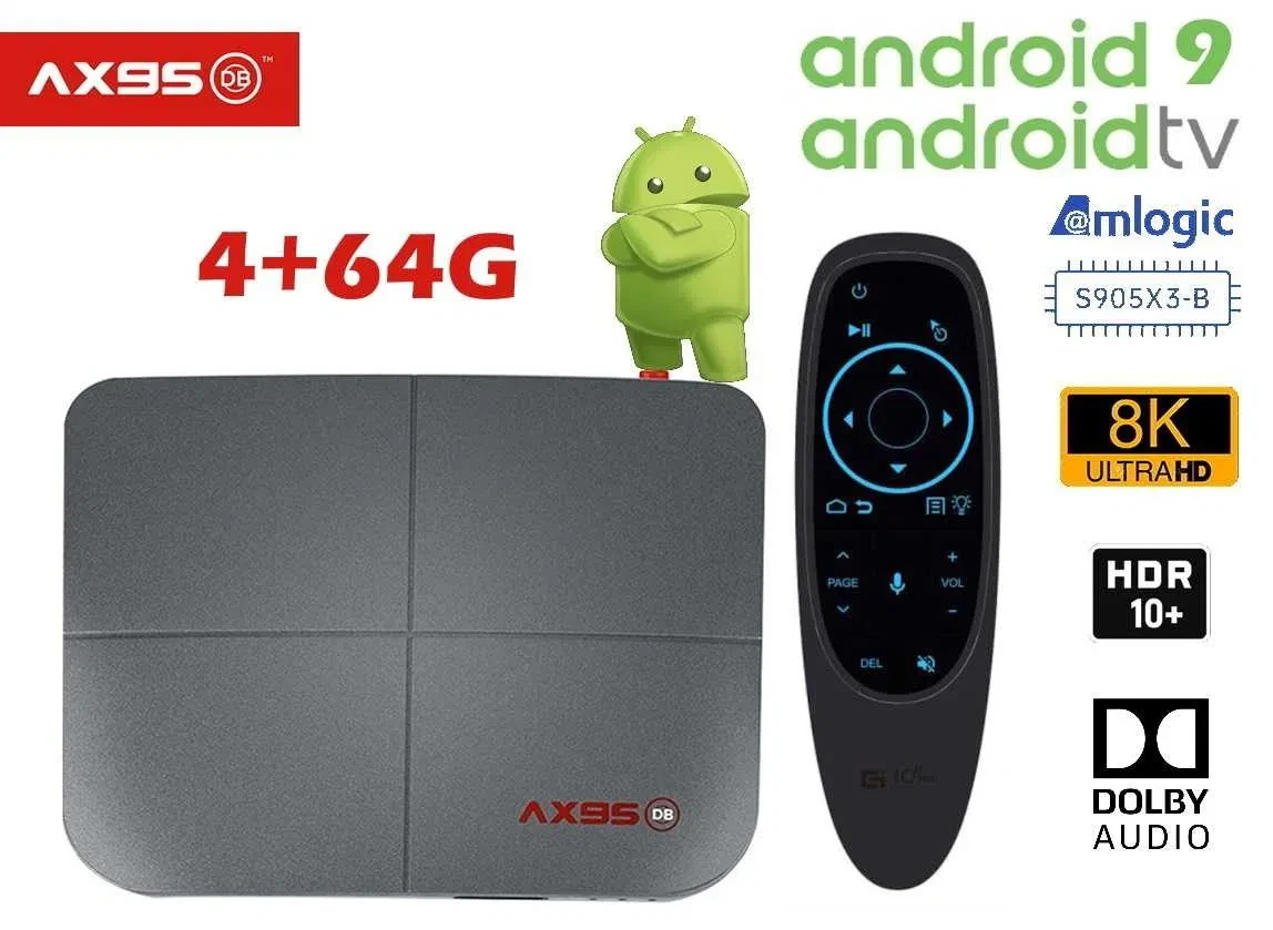 TV Box AX95DB 4/64 GB S905X3 ТБ приставка бокс X96 X98 Vontar