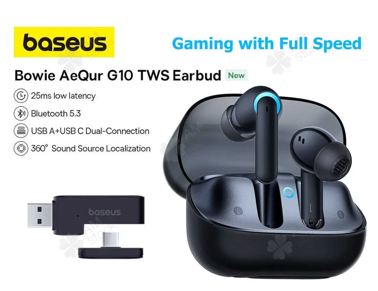 Наушники Baseus Bowie AeQur G10 Gaming iPhone/Android/PC/PS5/Switch