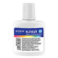 Клей ПВА 40г (з пензликом) "Kite" Classic K-134