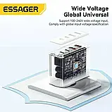 Зарядний пристрій Essager 100W GaN Quick Charger 2xUSB/2xUSB-C QC/PD, фото 7