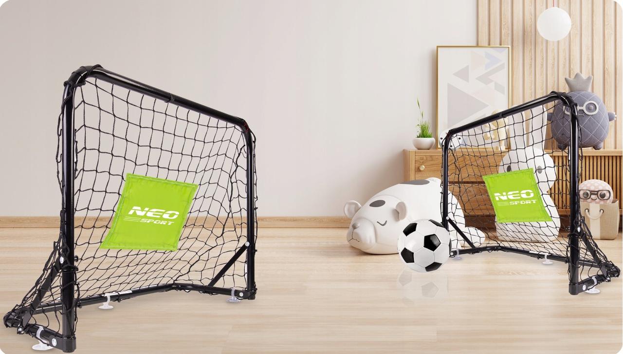 Переносні футбольні ворота Neo-Sport 60х45х25см NS-461, фото 1