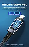 Кабель XOKO USB4.0 USB-C to USB-C 240W Fast Charging 8K/60Hz 40Gb/s 1м, фото 3