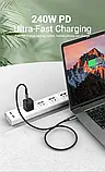 Кабель XOKO USB4.0 USB-C to USB-C 240W Fast Charging 8K/60Hz 40Gb/s 1м, фото 4