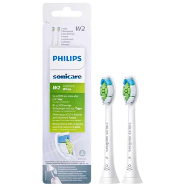 Насадки для електричної зубної щітки Philips Sonicare HX6062/10 W Optimal White (2 шт)