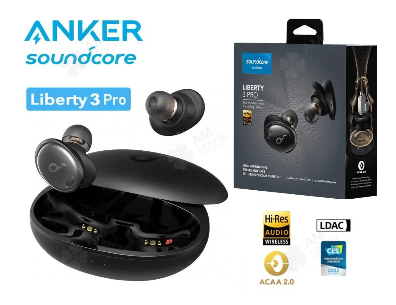 Anker SoundCore Liberty 3 Pro Black бездротові навушники гарнітура