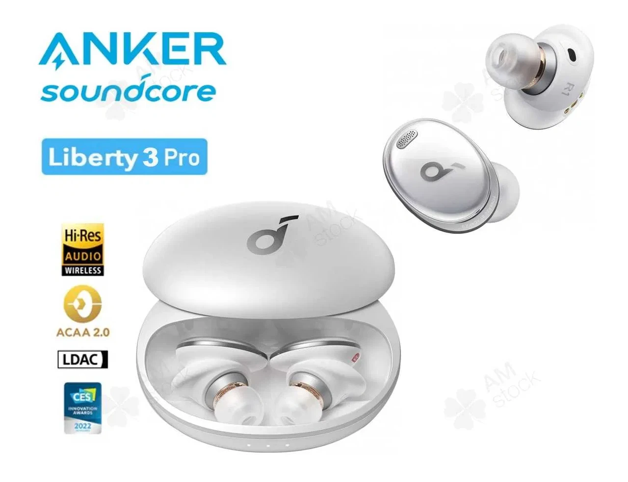 Anker SoundCore Liberty 3 Pro White бездротові навушники гарнітура