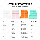 Термопрокладки силіконові JEYI 100-Pack Thermal Silicone Pads, фото 5