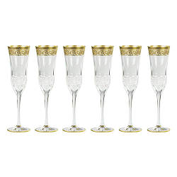 Набір келихів для шампанського «FIESOLE», золото