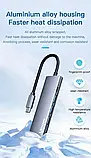 Type-C Хаб Lenovo 5in1 (3*USB3.0 + Type C + HDMI) HUB Adapter S705, фото 9