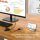 Адаптер HUB 3in1 USB-C to USB 3.0/HDMI/USB-C для Nintendo Switch, фото 6
