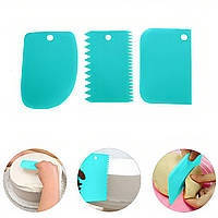 Шпатель для нарізування тіста 3 шт.