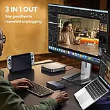 Перемикач сплітер UGREEN HDMI 2.1 Switch (3 in 1 out) 8K UltraHD, фото 4