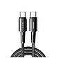 USB кабель на 240W Type-C на Type-C Essager Sunset Data cable (1m, 240W, 5А). Black, фото 5