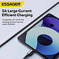 USB кабель на 240W Type-C на Type-C Essager Sunset Data cable (1m, 240W, 5А). Black, фото 6