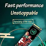 SSD Fanxiang S790 M.2 NVMe 2 TB 7450MB/s PCIe Gen4 2280 PC PS5 ноутбук, фото 3