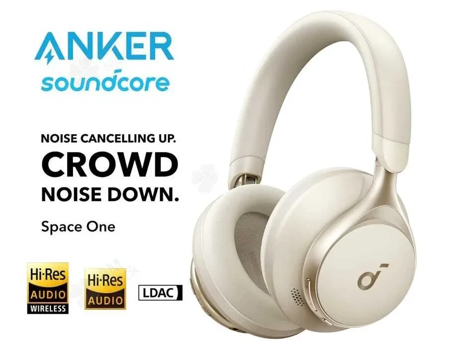 Навушники Anker Soundcore Space One Hi-Res Audio LDAC ANC 55H White