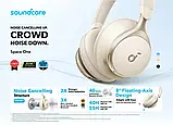 Навушники Anker Soundcore Space One Hi-Res Audio LDAC ANC 55H White, фото 3