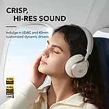 Навушники Anker Soundcore Space One Hi-Res Audio LDAC ANC 55H White, фото 6