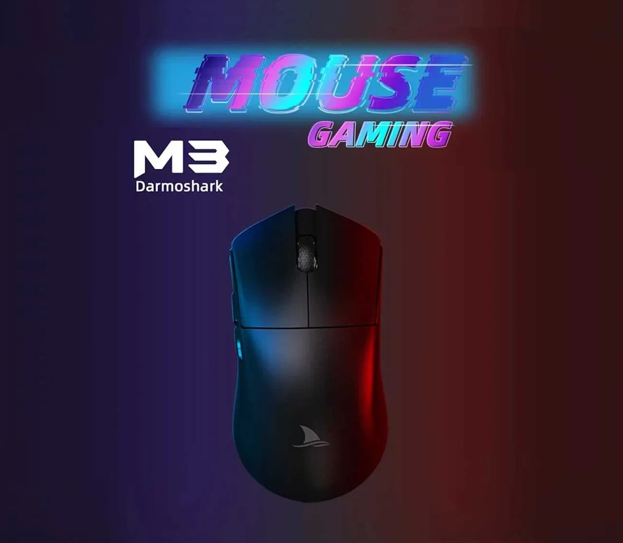 Ігрова мишка Motospeed Darmoshark M3 Black 26000DPI PAM3395 Wireless