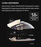 Ігрова мишка Motospeed Darmoshark M3 Black 26000DPI PAM3395 Wireless, фото 6