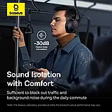 Наушники Baseus Bass 30 Max Black Bluetooth 5.3 40mm 50H Low Latency, фото 5