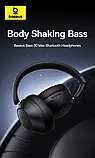 Наушники Baseus Bass 30 Max Black Bluetooth 5.3 40mm 50H Low Latency, фото 9