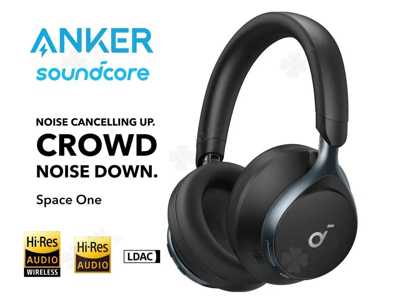 Навушники Anker Soundcore Space One Hi-Res Audio LDAC ANC 55H BT5.3
