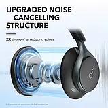 Навушники Anker Soundcore Space One Hi-Res Audio LDAC ANC 55H BT5.3, фото 4