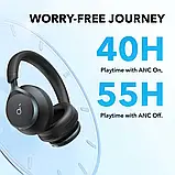 Навушники Anker Soundcore Space One Hi-Res Audio LDAC ANC 55H BT5.3, фото 7