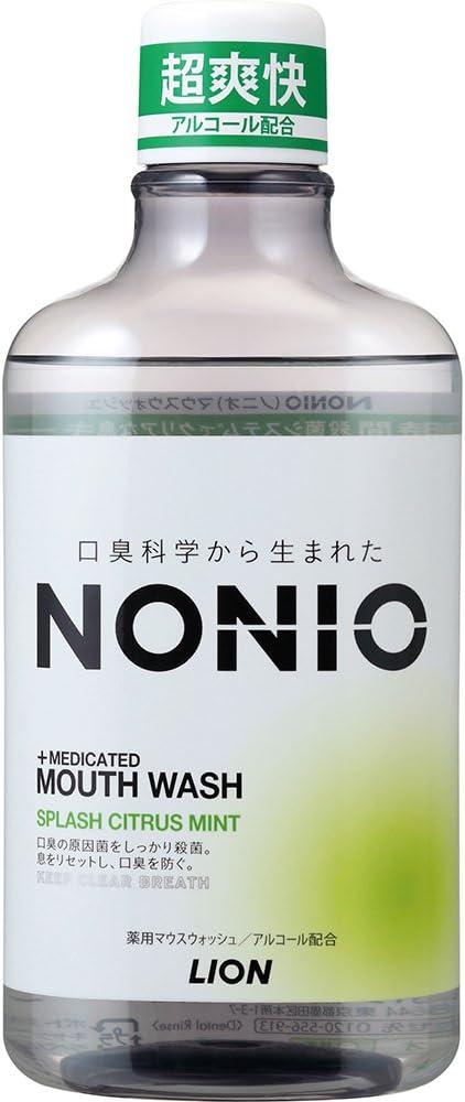 Lion Nonio Splash Citrus Mint ополіскувач для порожнини рота цитрусова м'ята, 600 мл, фото 1