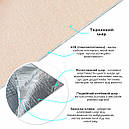 Лляні теплі шпалери на самоклейці 2800х650х2м Персиковий відтінок (D) SW-00001493, фото 2