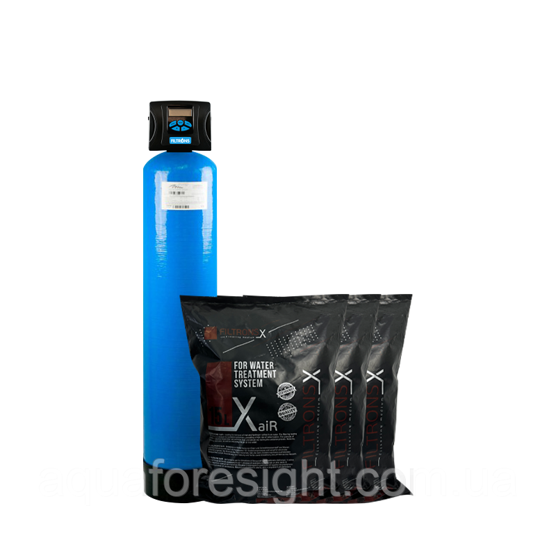 Система очистки води від сірководню та заліза з аерацією 1248 Clack total care 1 (Filtrons XaiR)