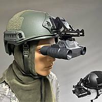 Прилад нічного бачення NVG G1 ПНВ + Кріплення Norotos на шолом, для водіїв