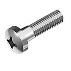 DIN7985 М6х35 сталь 4.8 гвинт цинк білий часткова різьба L23 крок 1 (50шт.) [5M52000005M560352C] циліндр PH3 Metalvis