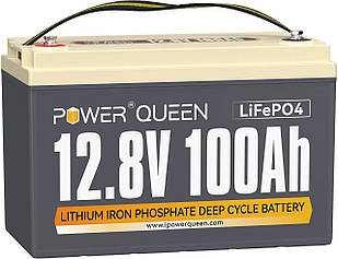 Акумулятор lifePo4 100А·год 12.8V PowerQueen (Німеччина)