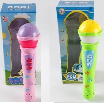 Іграшковий музичний мікрофон, фото 1