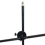 Штатив тренога журавель студійний для кільцевої лампи телефону фотоапарата стійка для студійної зйомки 2 м, фото 6