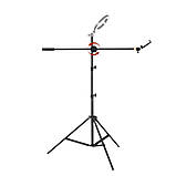 Штатив тренога журавель студійний для кільцевої лампи телефону фотоапарата стійка для студійної зйомки 2 м, фото 4