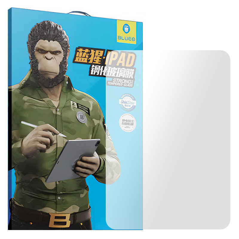 Загартоване захисне скло Blueo HD для Apple iPad Pro 13" (2024) | Без рамки, Прозорий