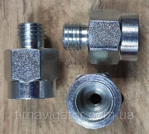 Перехідник штуцер двохсторонній до манометра M12*1.5