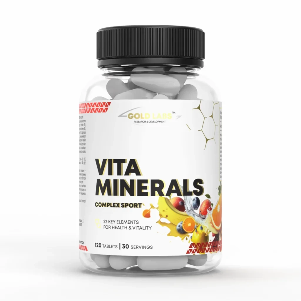 Вітаміни та мінерали Gold Labs VitaMinerals Complex Sport 120 таблеток